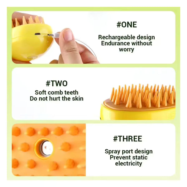 Pet Steamy Brush